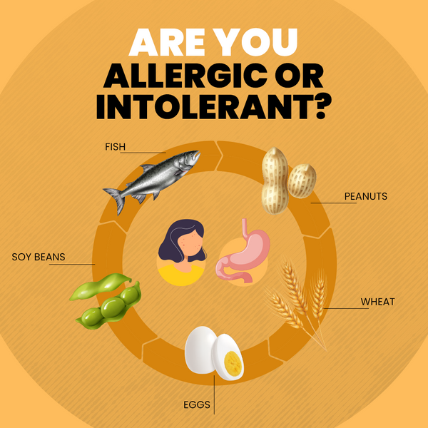 Difference between food allergies and intolerance