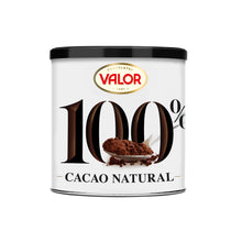 Load image into Gallery viewer, VALOR 100% CACAO CHOCOLATE POWDER NO ADDED SUGARS 250G
