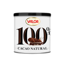 Load image into Gallery viewer, VALOR 100% CACAO CHOCOLATE POWDER NO ADDED SUGARS 250G