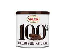 Load image into Gallery viewer, VALOR 100% CACAO CHOCOLATE POWDER NO ADDED SUGARS 250G