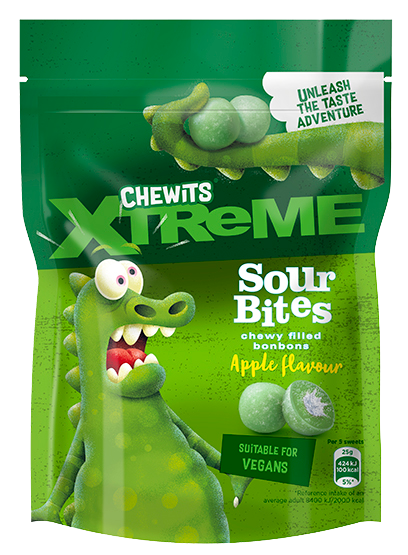 Chewits Juicy Bites Xtreme Sour Apple