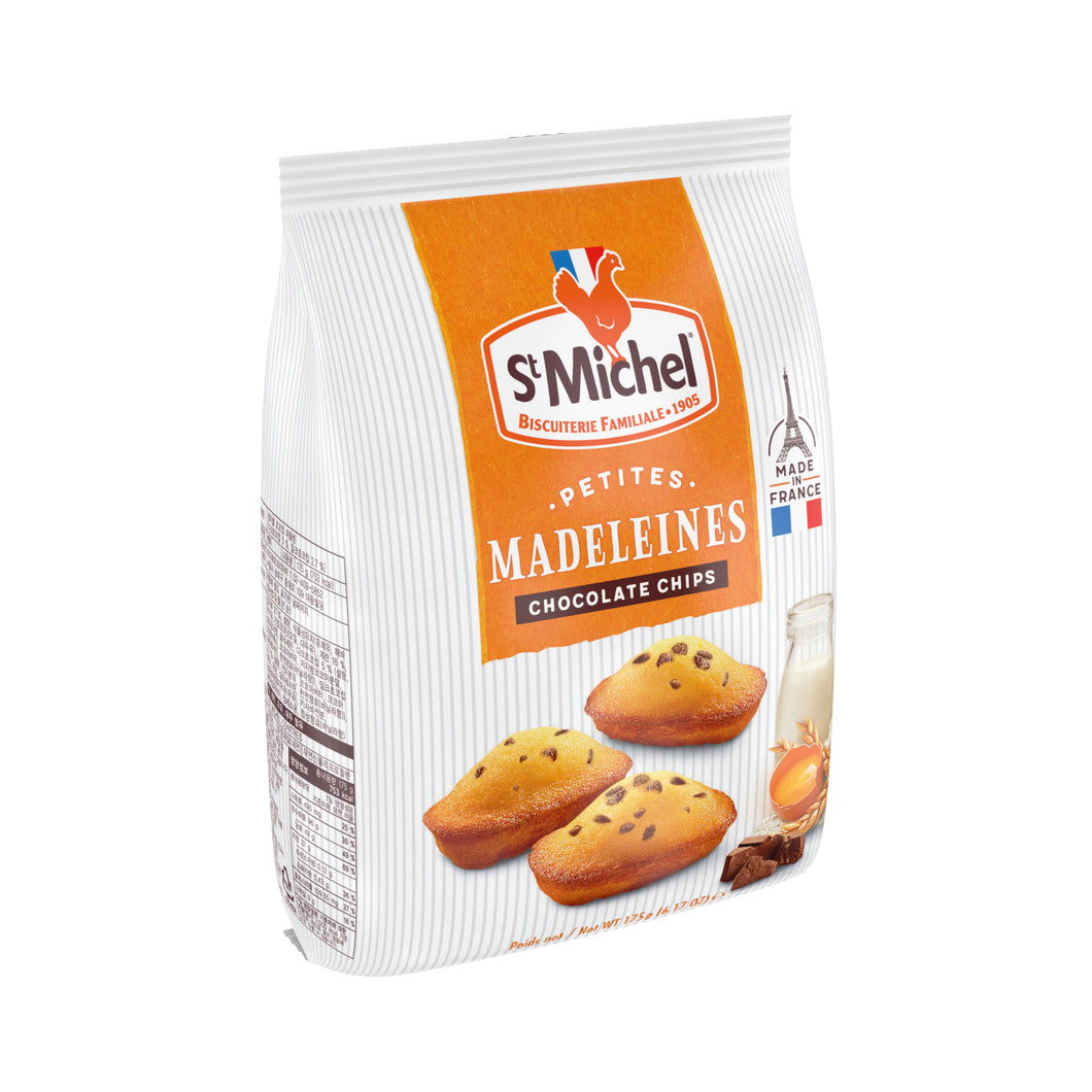St Michel Petites Madeleines French Sponge Cakes with Choco Chips 175g