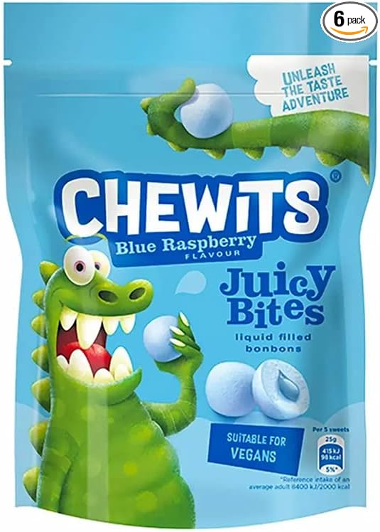 Chewits Blue Raspberry Juicy Bites