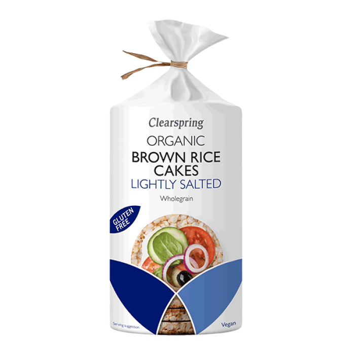 Clearspring Organic Brown Rice Cake - Lightly Salted 120g