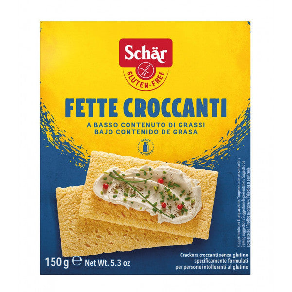 DR Schar Fette Croccanti Crispbread Gluten Free 150g