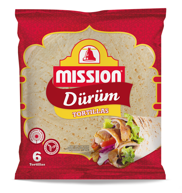 Mission Foods Wraps Durum 25CM 378g