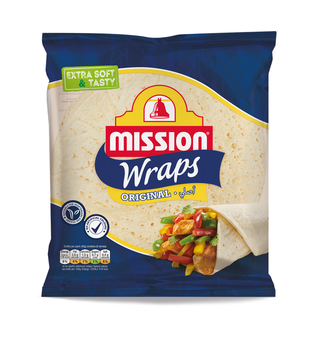 Mission Foods Original Wraps 20CM 320g