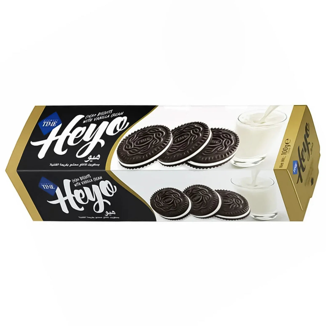 Time Heyo Cocoa Coated Biscuit With Vanilla Cream 120g