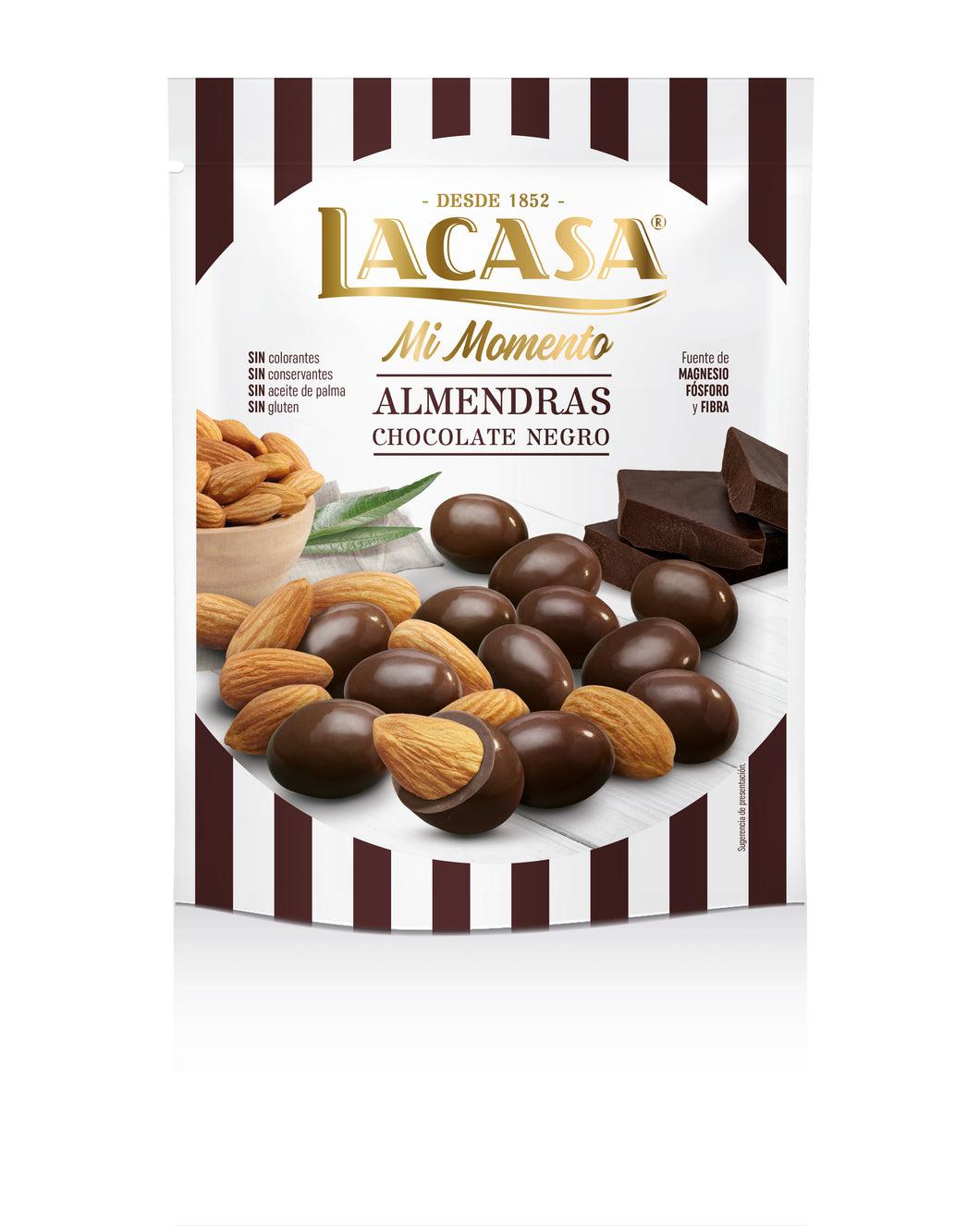Lacasa Almonds Coated With Dark Chocolate 125g