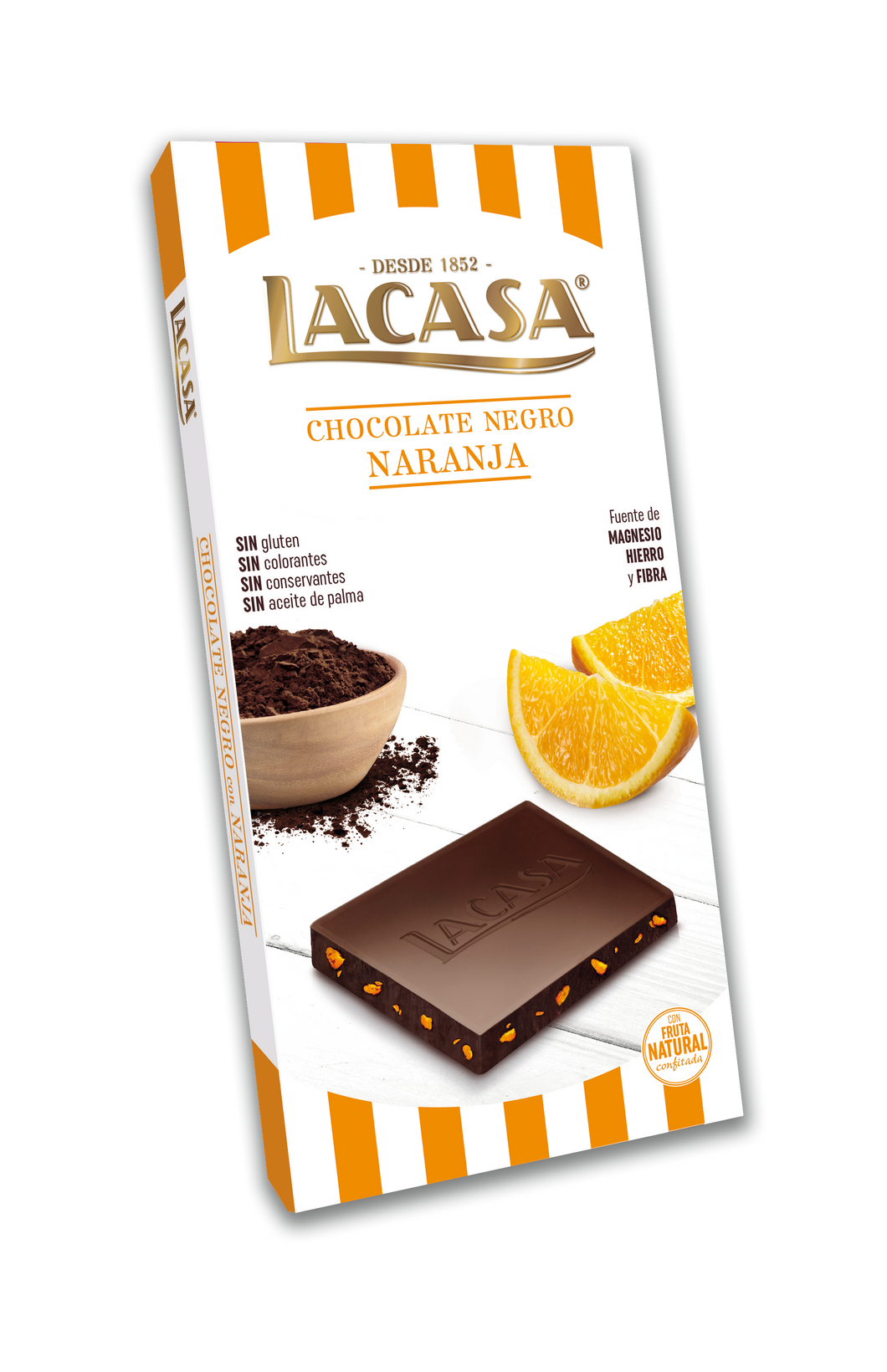 Lacasa Dark Chocolate With Orange 100g