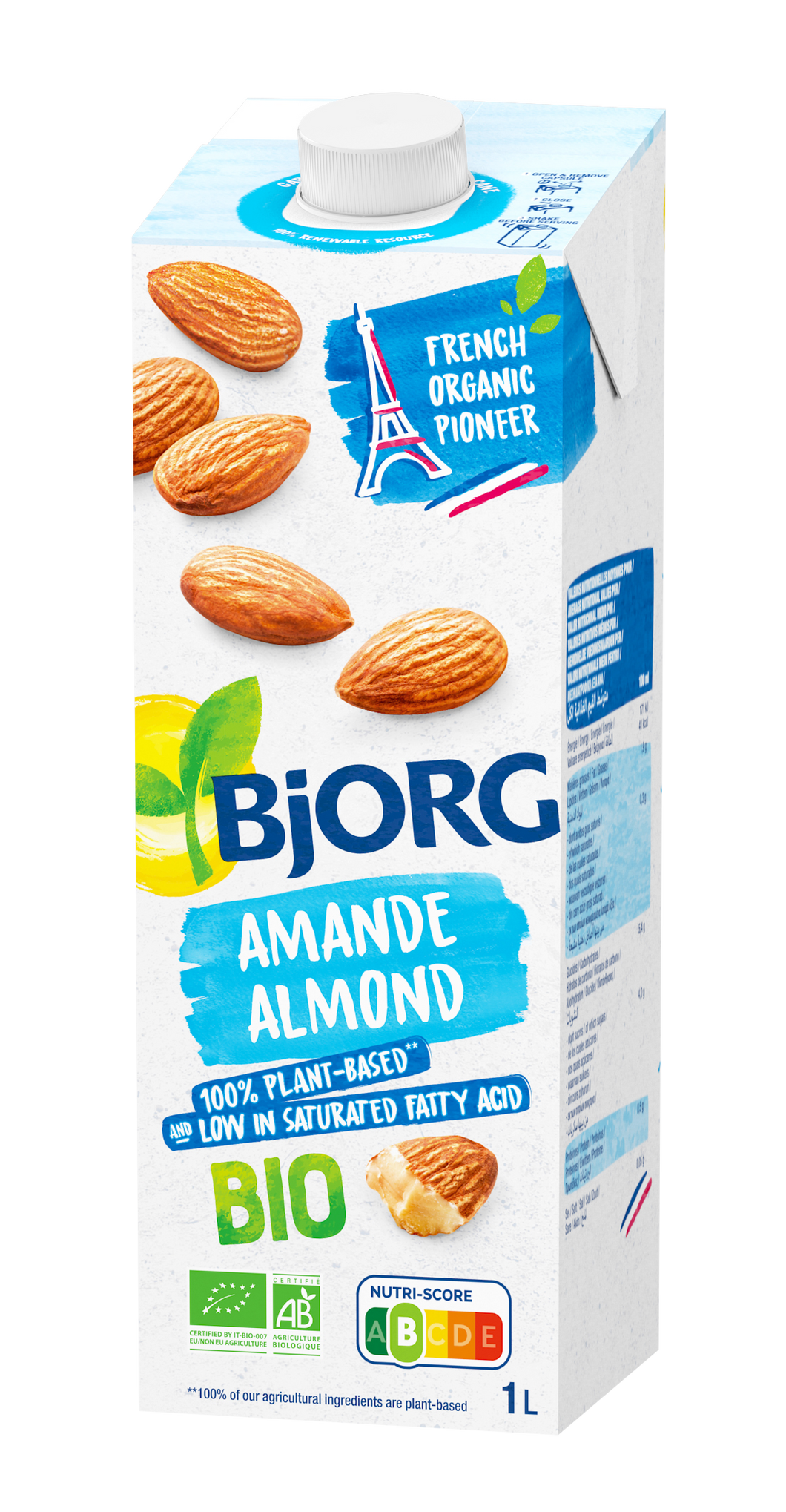 Bjorg Almond Milk Organic 1L