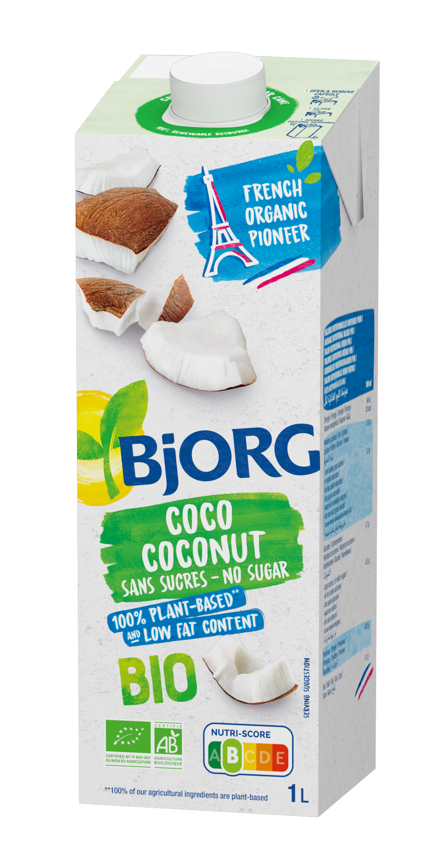 Organic Coconut Milk No Sugar 1L Mighty Foods