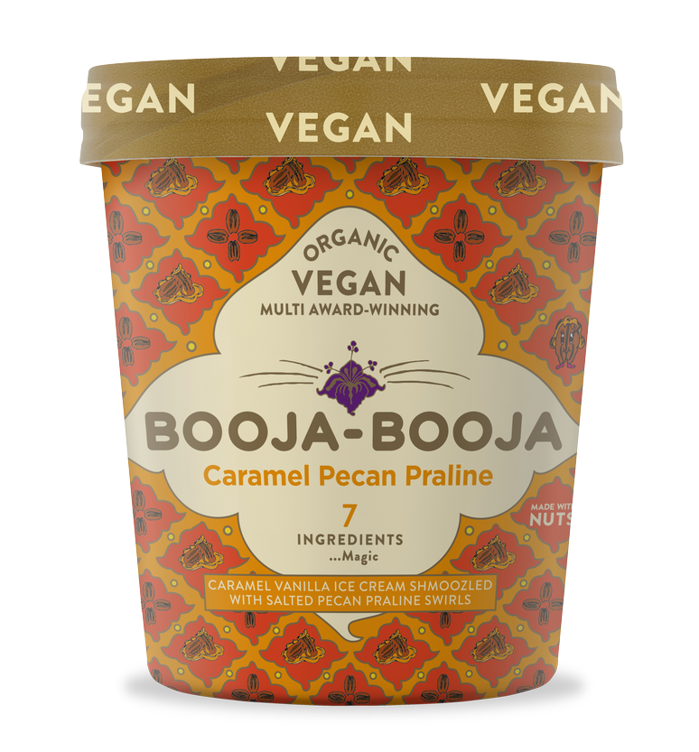 Booja Booja Dairy-Free Caramel Pecan Praline Ice Cream