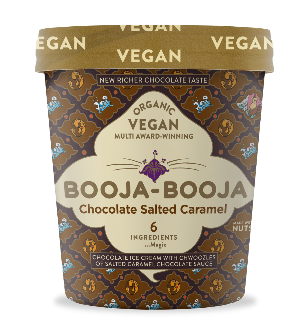 Booja Booja Dairy-Free Chocolate Salted Caramel Ice Cream