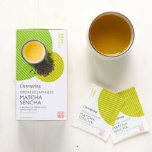 Load image into Gallery viewer, Clearspring Organic Japanese Matcha Sencha (20 x Packs) 36g - Mighty Foods

