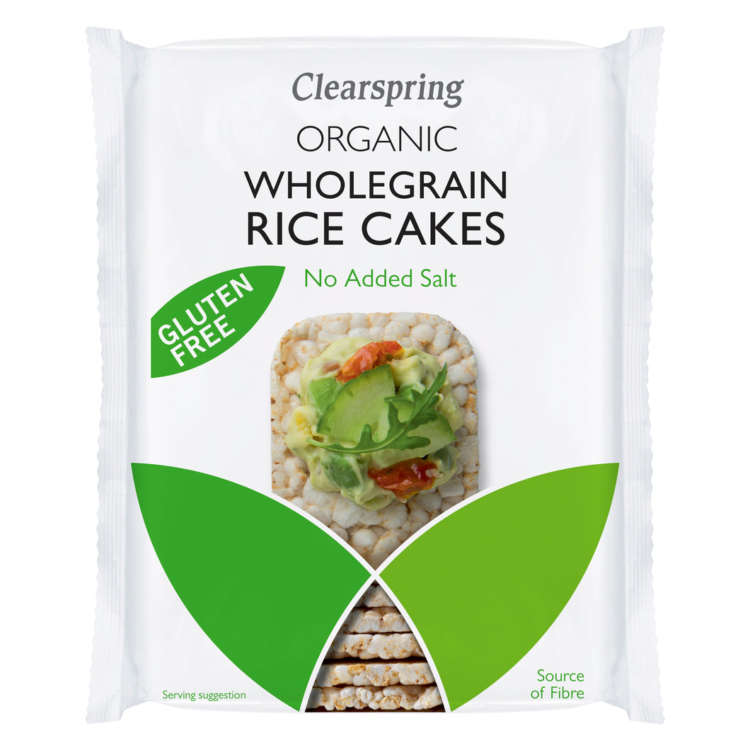 Clearspring Organic Rice Cake - No Added Salt 130g