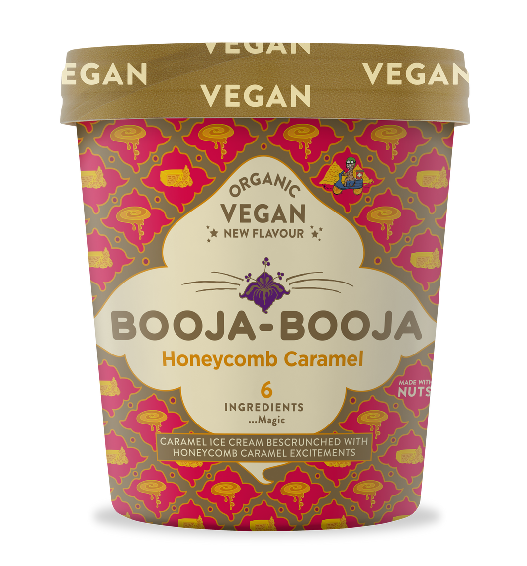 Booja Booja Dairy-Free Honeycomb Caramel Ice Cream
