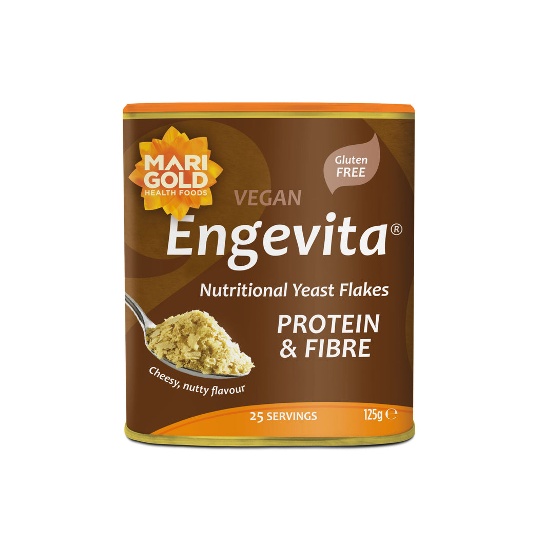 Marigold Engevita Protein & Fibre Yeast Flakes 125g