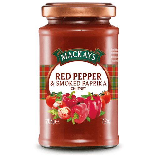 Mackays Red Pepper & Smoked Paprika Chutney 205g - Mighty Foods