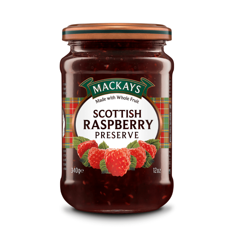 Mackays Scottish Raspberry Preserve 340g - Mighty Foods