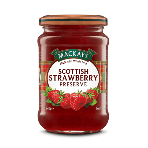 Mackays Scottish Strawberry Preserve 340g - Mighty Foods
