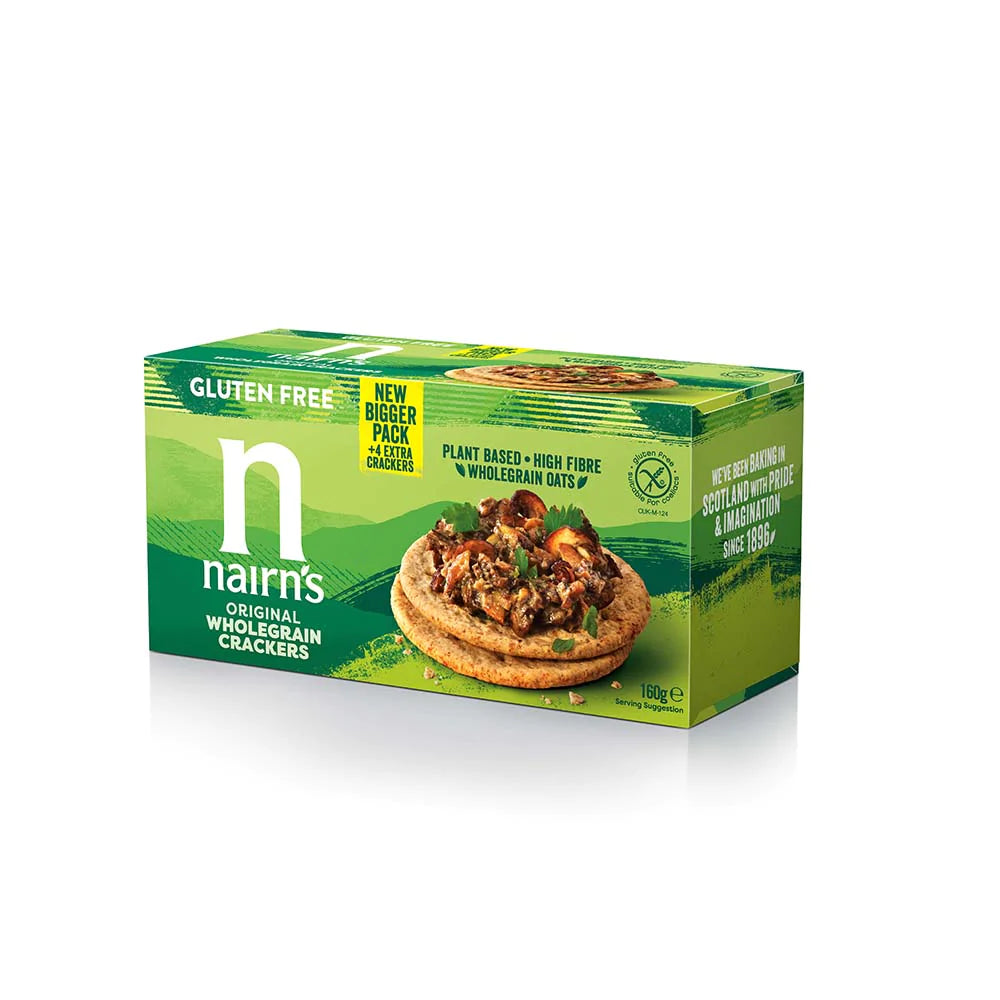 Nairn's Gluten Free Original Wholegrain Crackers 160g