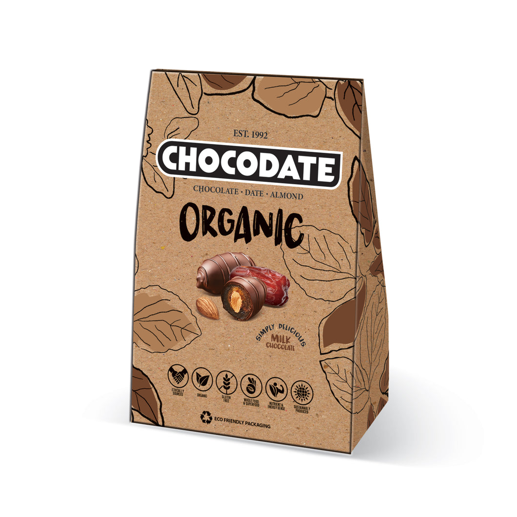 Chocodate Organic Milk Snacksize Box 90g