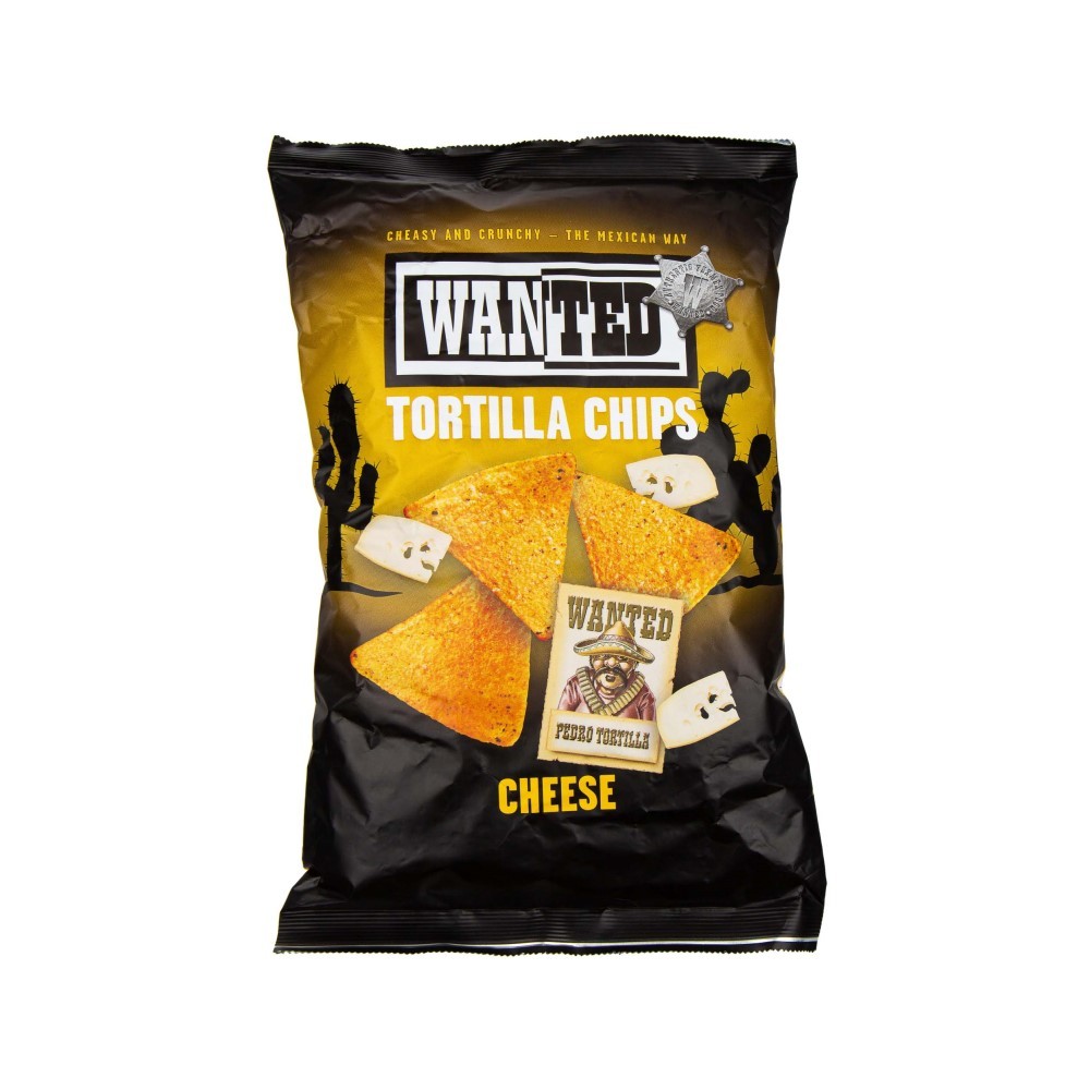 OK Snacks Wanted Tortilla Chips With Cheese 200g