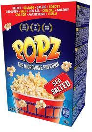 Popz Salt Microwave Popcorn 270g (3 Packs) - Mighty Foods