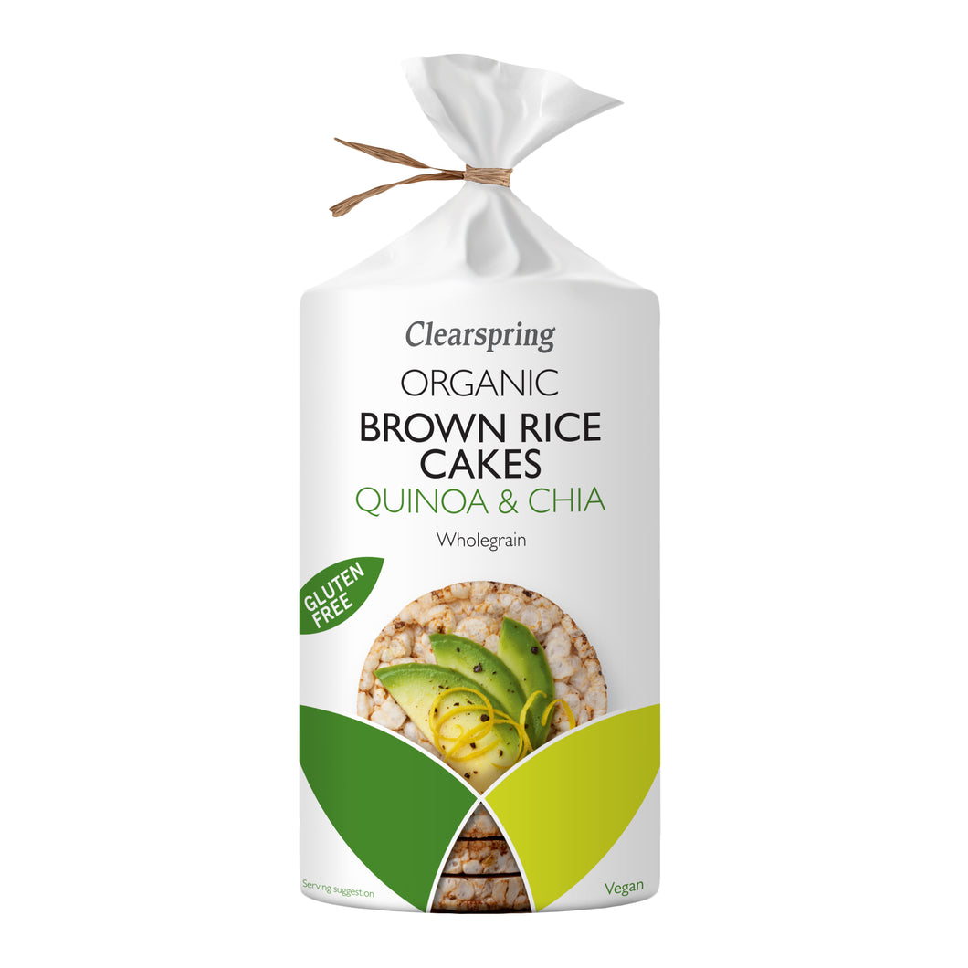 Clearspring Organic Brown Rice Cake - Quinoa & Chia 120g