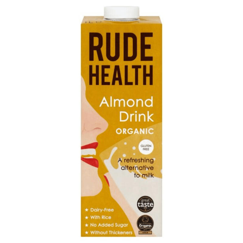 Rude Health Almond Drink Organic 1L - Mighty Foods