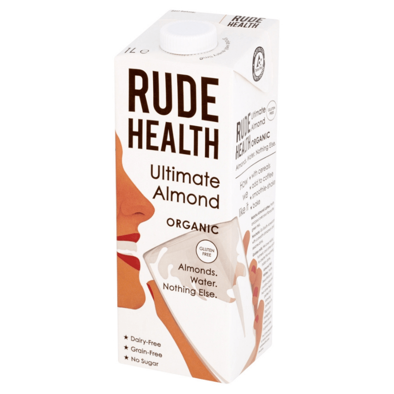 Rude Health Organic Ultimate Almond Drink 1L - Mighty Foods