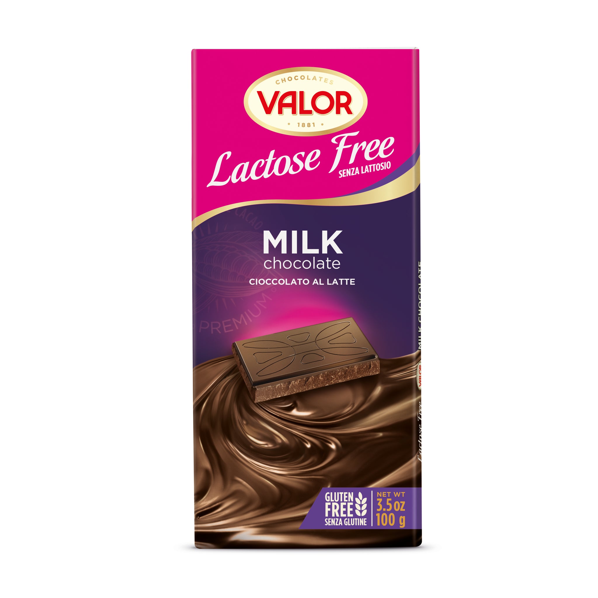 VALOR MILK CHOCOLATE LACTOSE FREE 100G – Mighty Foods