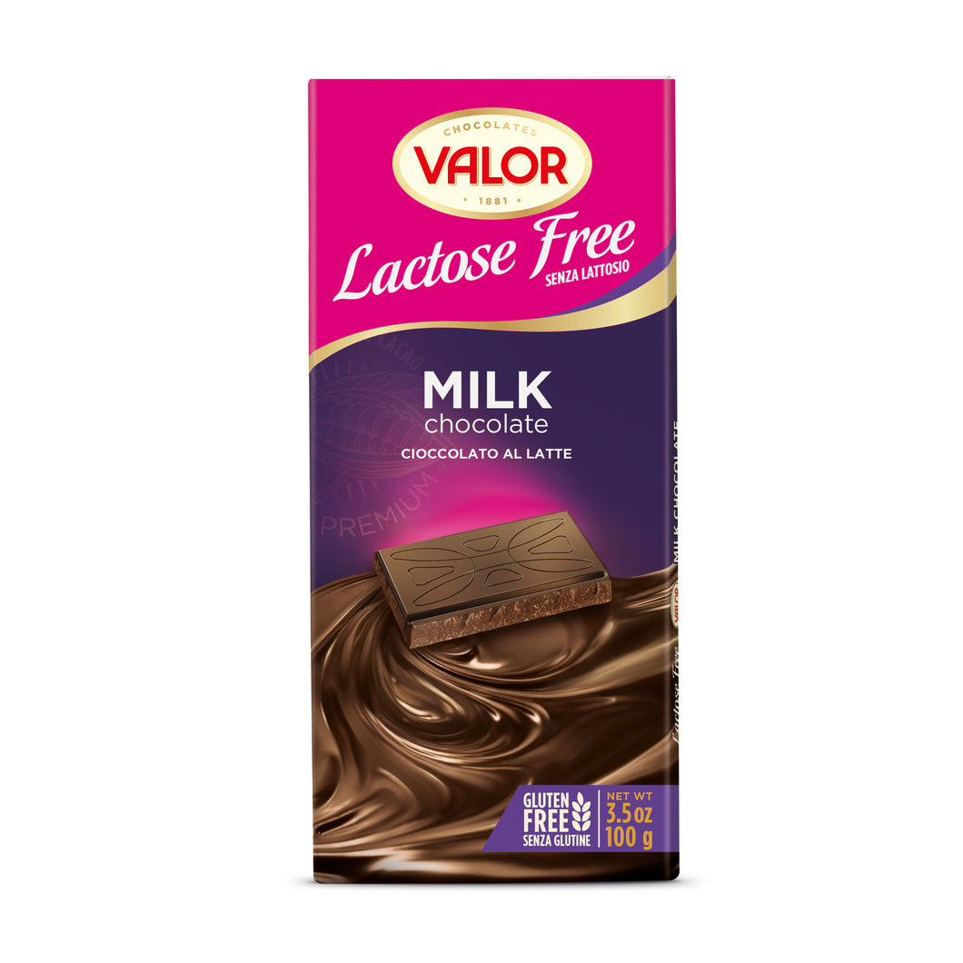 VALOR MILK CHOCOLATE LACTOSE FREE 100G