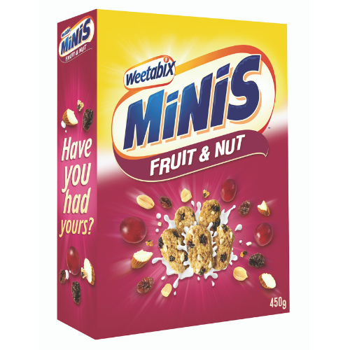 Weetabix Crisp Minis: Fruit And Nut 450g - Mighty Foods