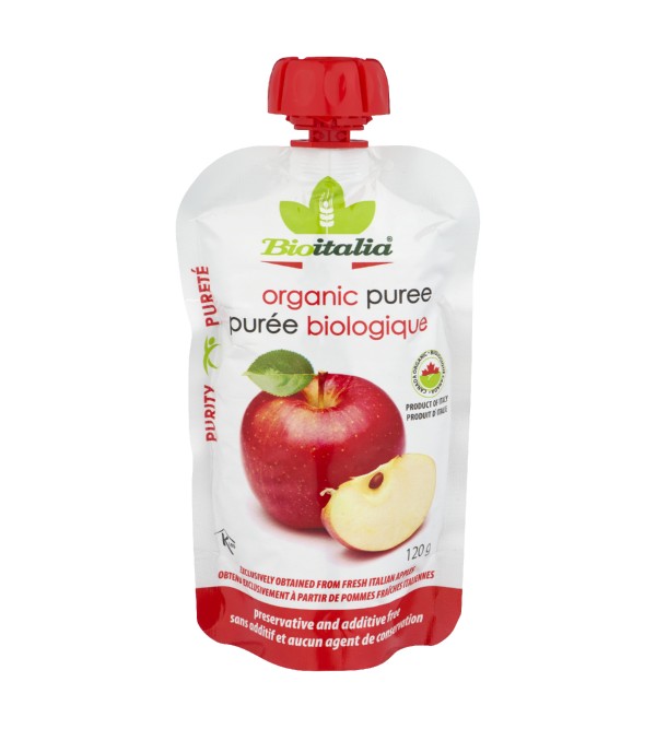 BioItalia Organic Apple Puree 120g