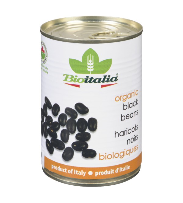 BioItalia Organic Black Beans 400g