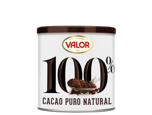 Load image into Gallery viewer, VALOR 100% CACAO CHOCOLATE POWDER NO ADDED SUGARS 250G
